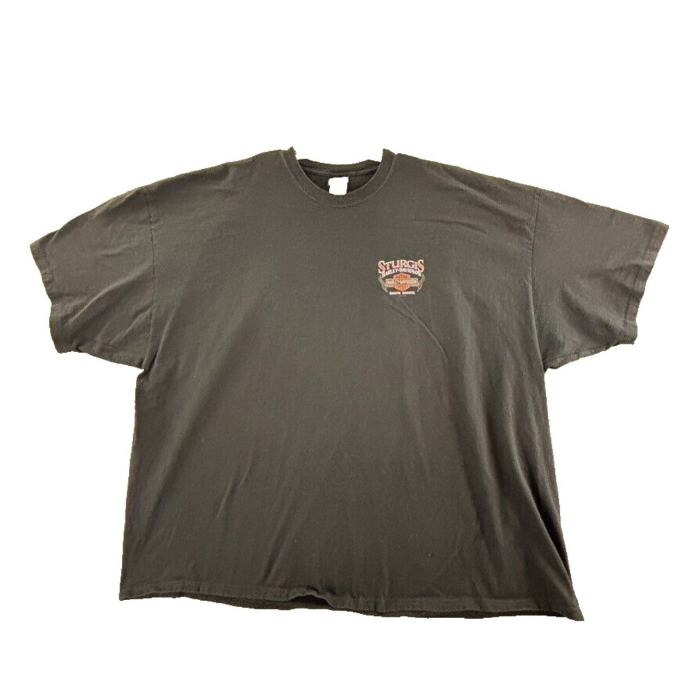 Sturgis Harley Davidson Motorcycles T-Shirt 5XL Black‎ Short Sleeve South Dakota